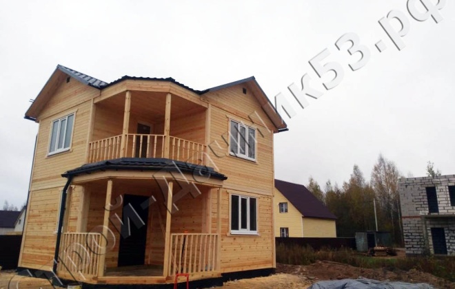 1 Брусовая баня Б-49 6×6, 73.6 м², Ленинградская область, Кировский район, Город Шлиссельбург (6)